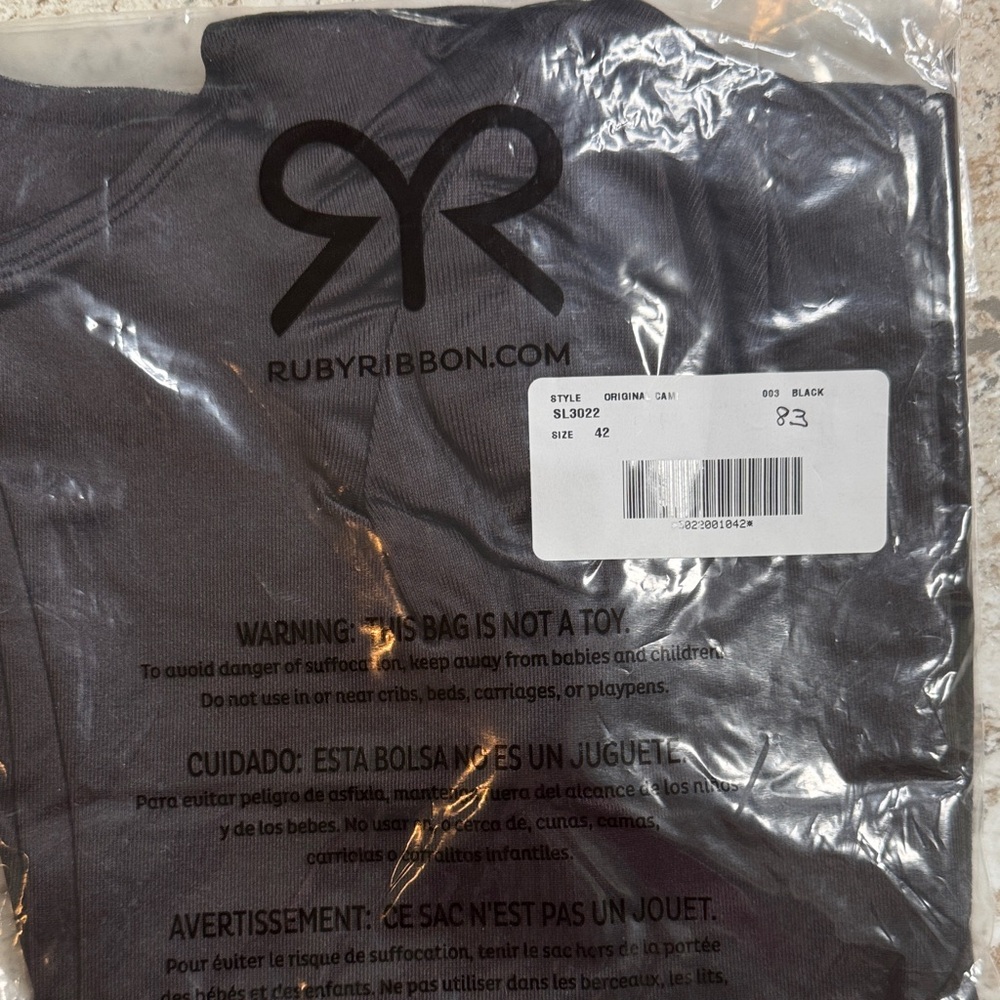 Ruby Ribbon Elegant Black original Cami